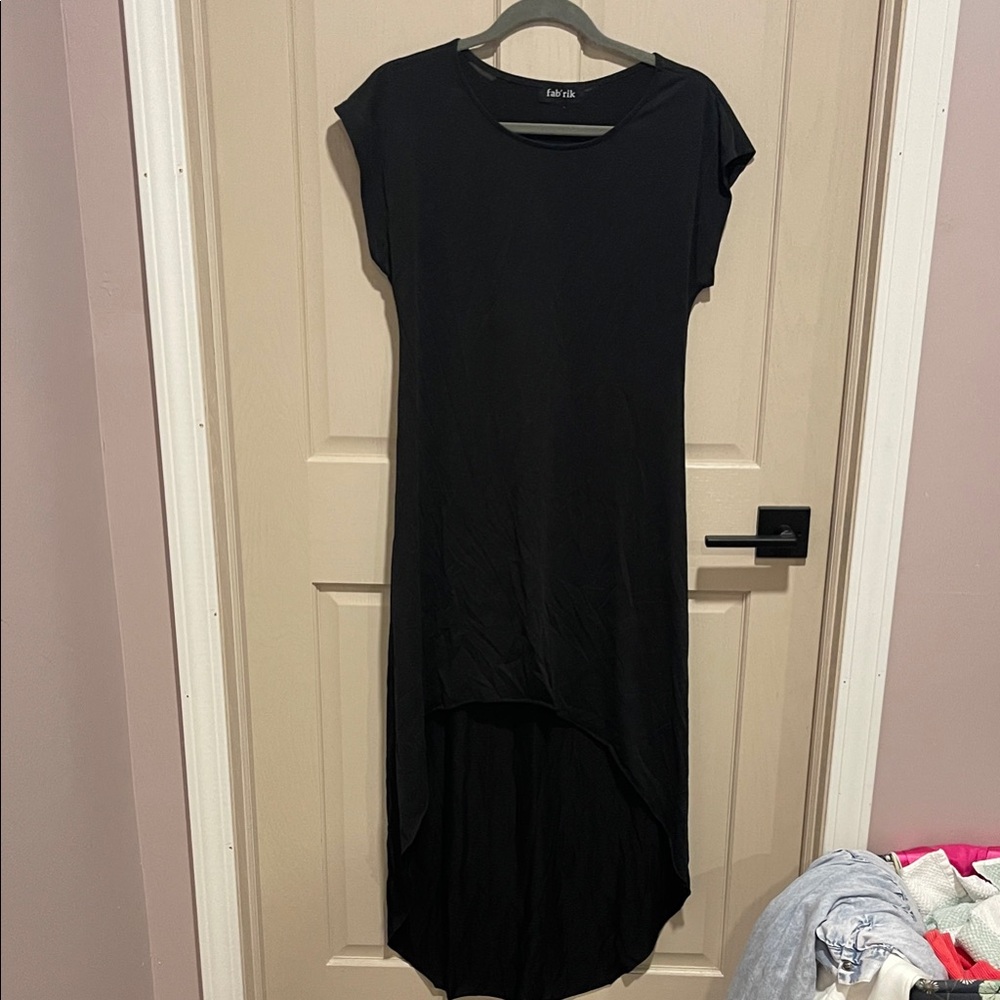 Black High-Low Dress